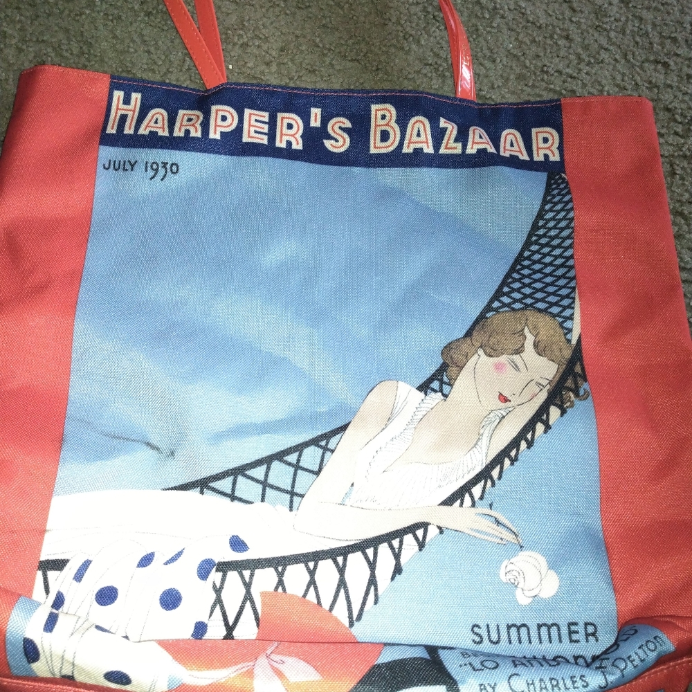 Harper's Bazaar Eddie Bauer tote bag
